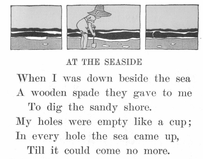 At the seaside by robert louis stevenson