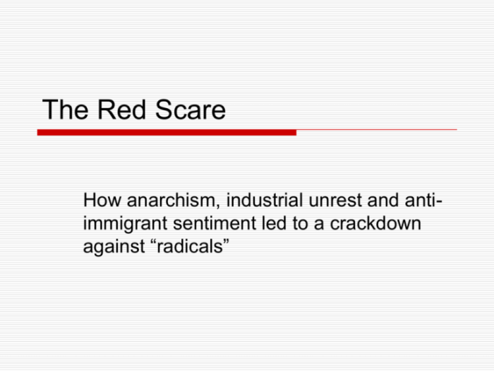 Explain the backlash that scientists faced during the red scare.