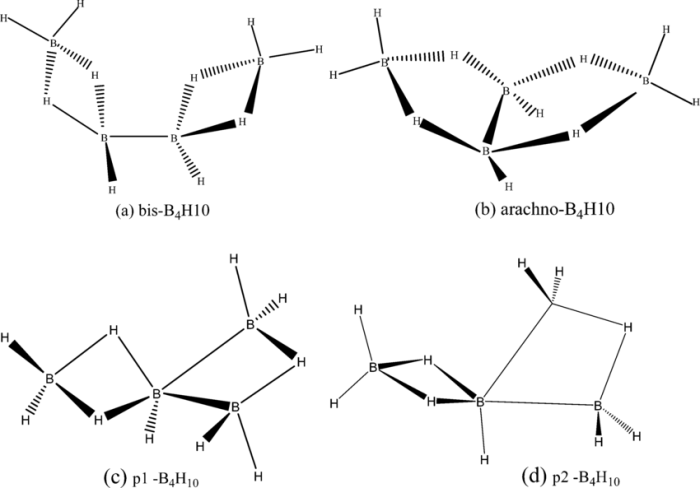 What is the formula for tetraboron decahydride